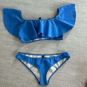 Lisa Marie Fernandez blue scuba bikini
